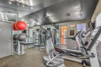 Modern fitness center